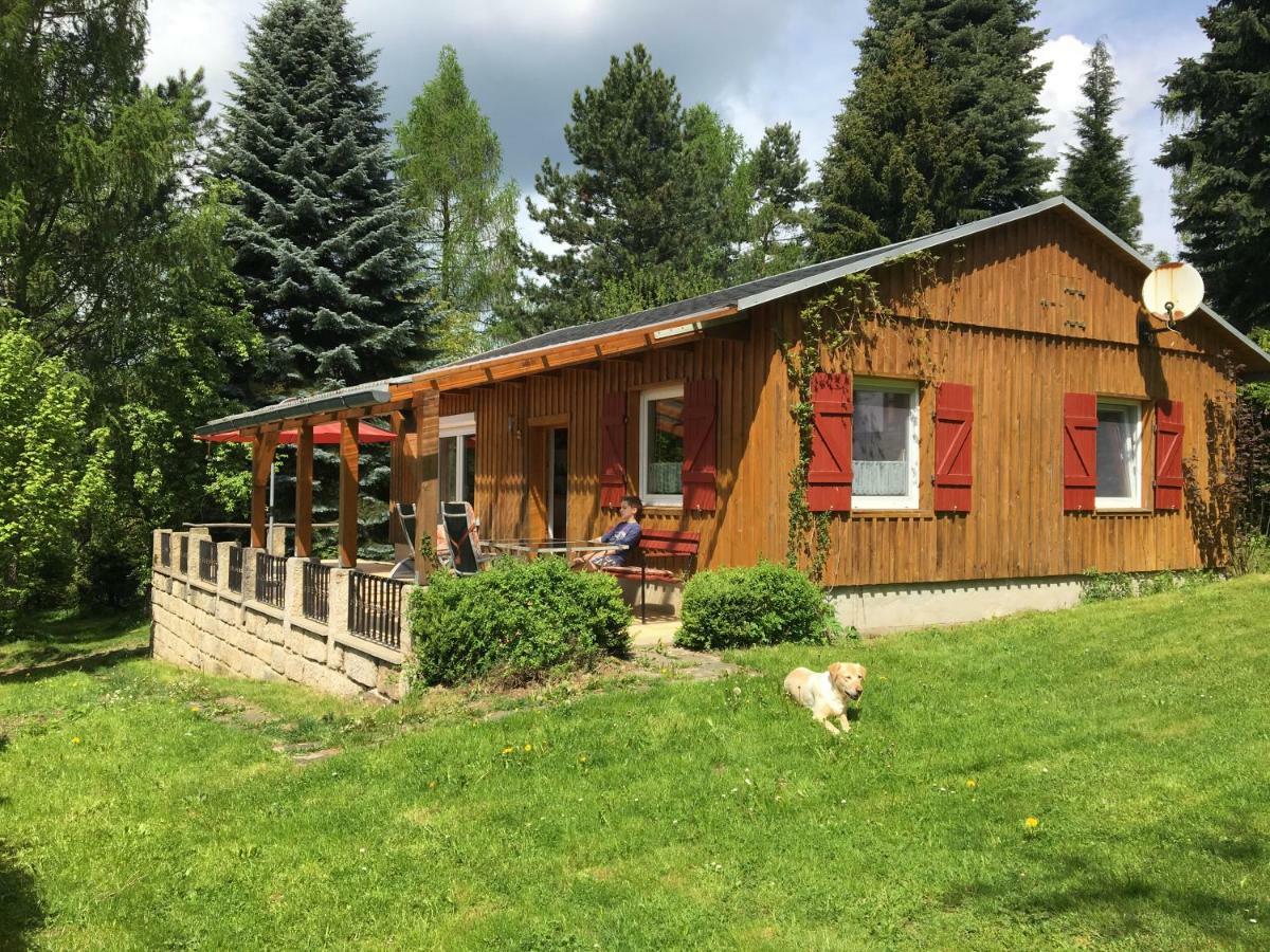 Ferienhaus "Am Bergblick" 赛博尼茨 外观 照片
